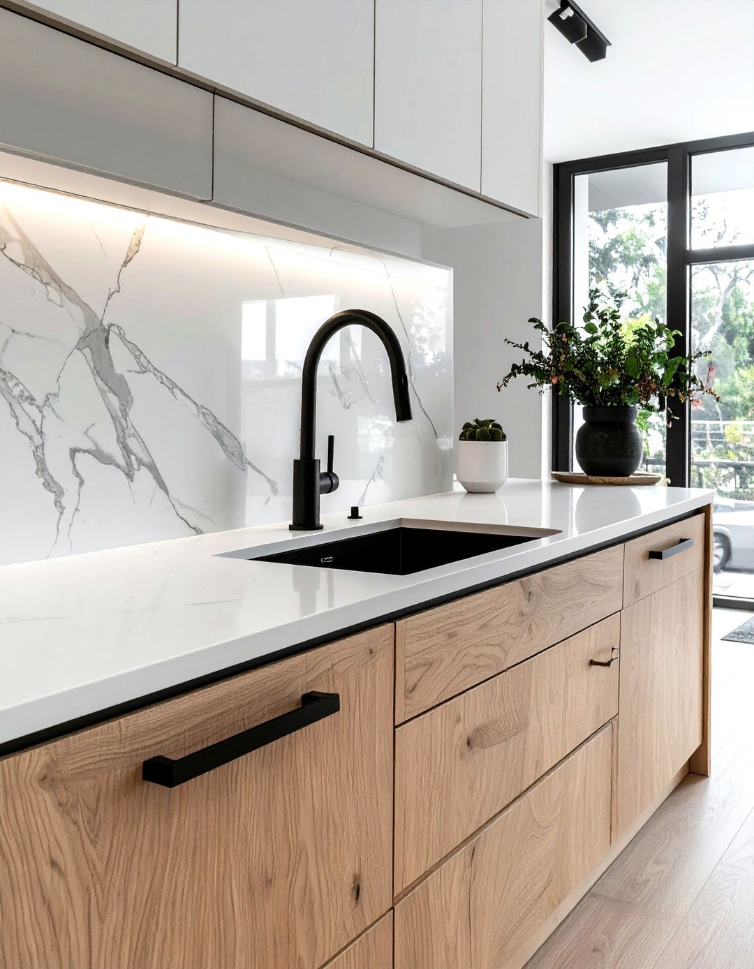 Black Kitchen Hardware - 30 one-of-a-kind kitchen ideas