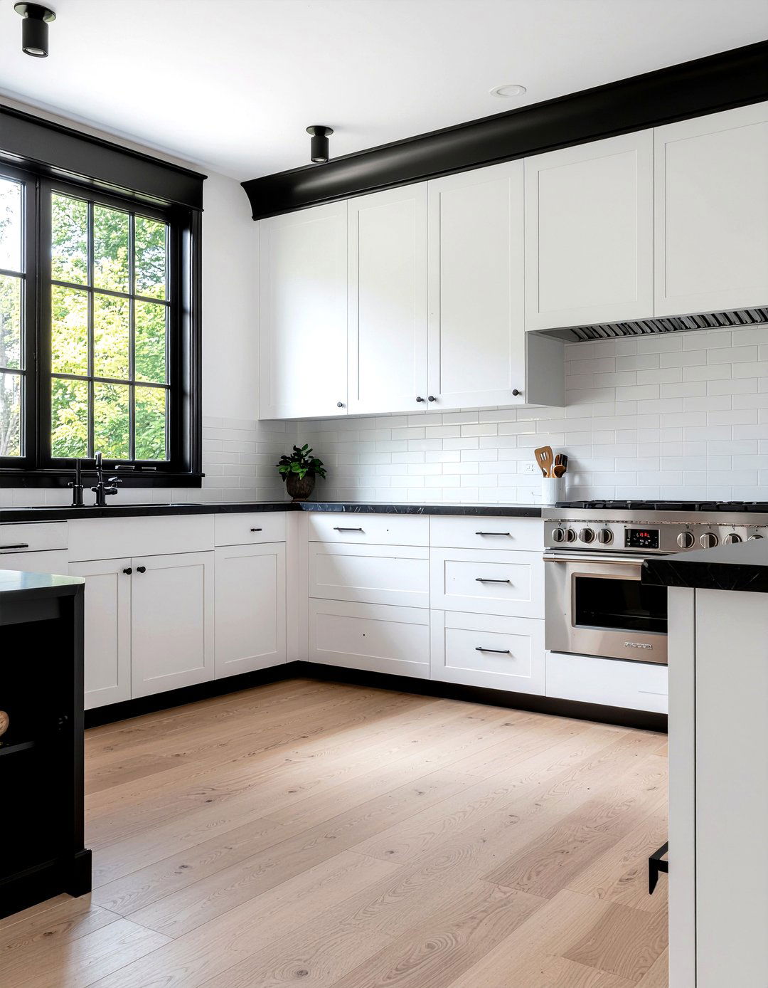 Black Kitchen Trim - 30 kitchen trim ideas