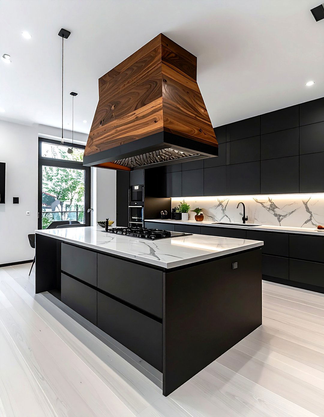 Black Kitchen Wood Vent Hood - 30 wood hood kitchen ideas