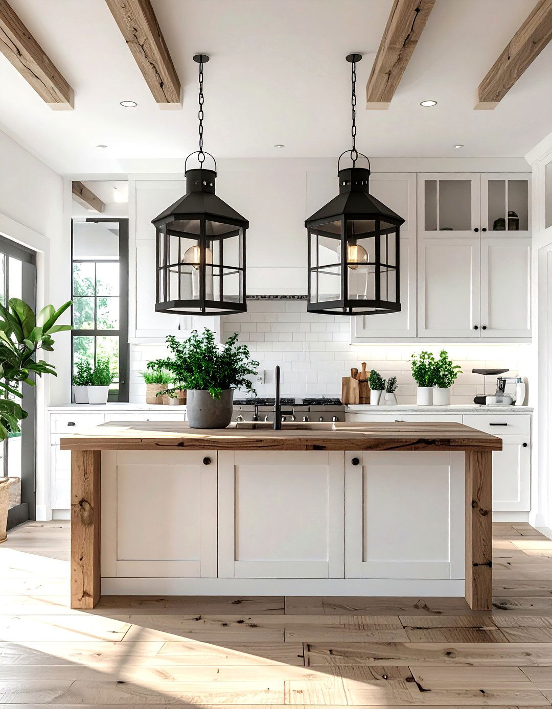 Black Lantern Pendant Light - 30 pendant light kitchen ideas