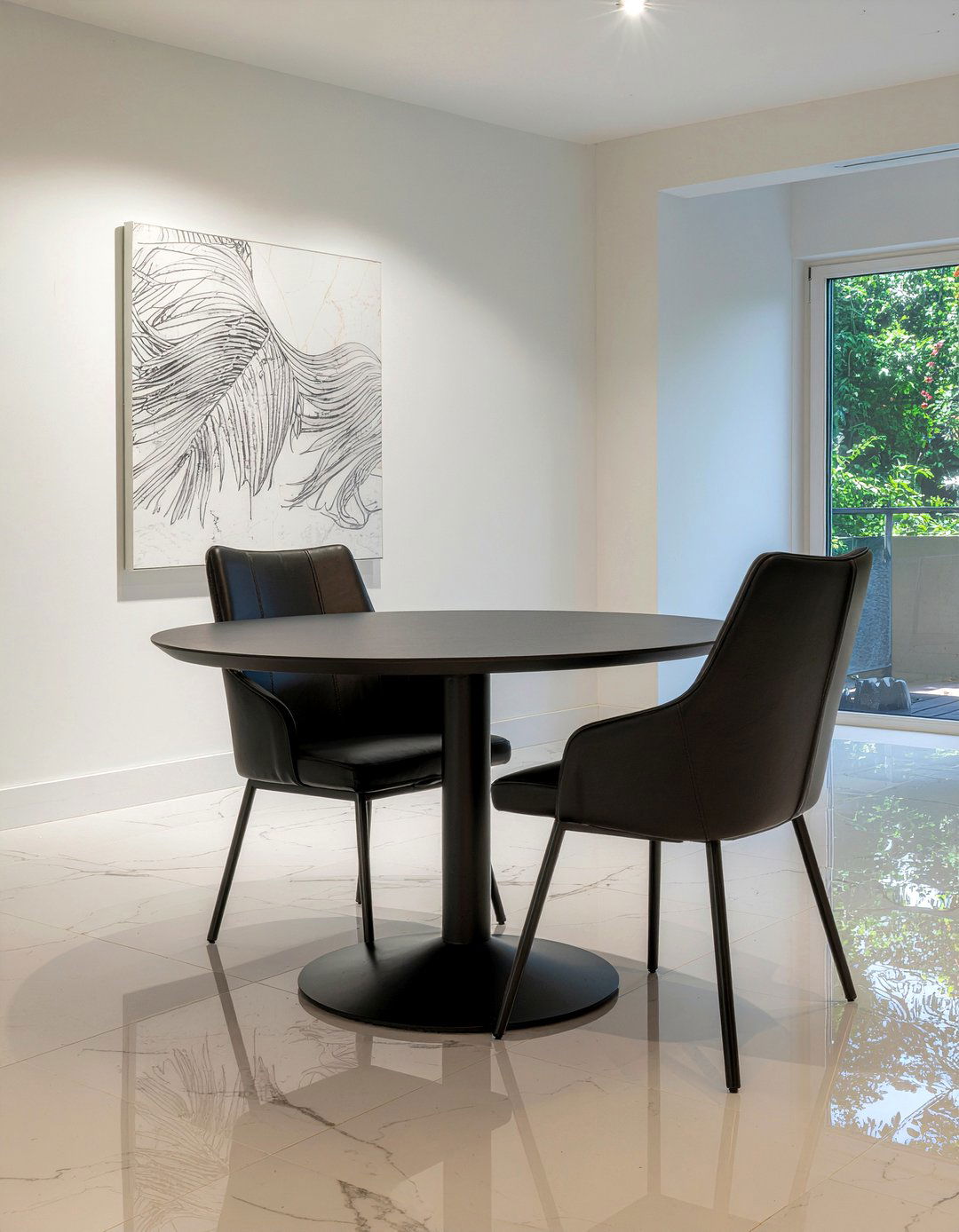 Black Leather Dining Chairs - 30 leather dining chair ideas