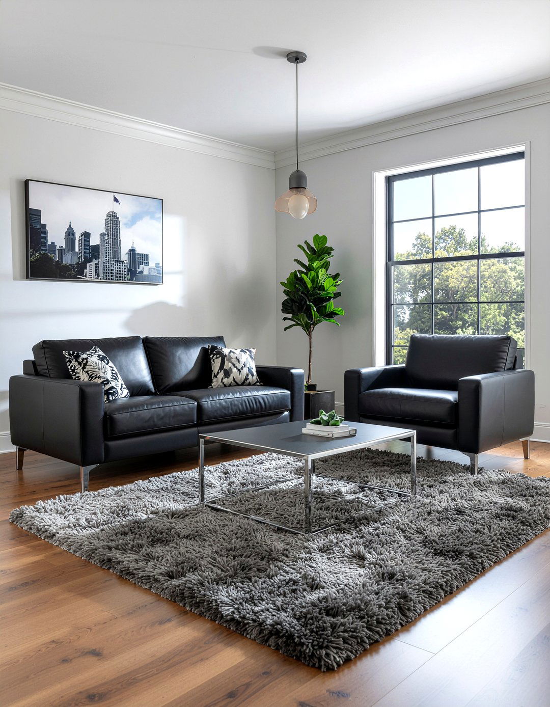Black Leather Sofa And Loveseat - 30 living room sofa and loveseat ideas