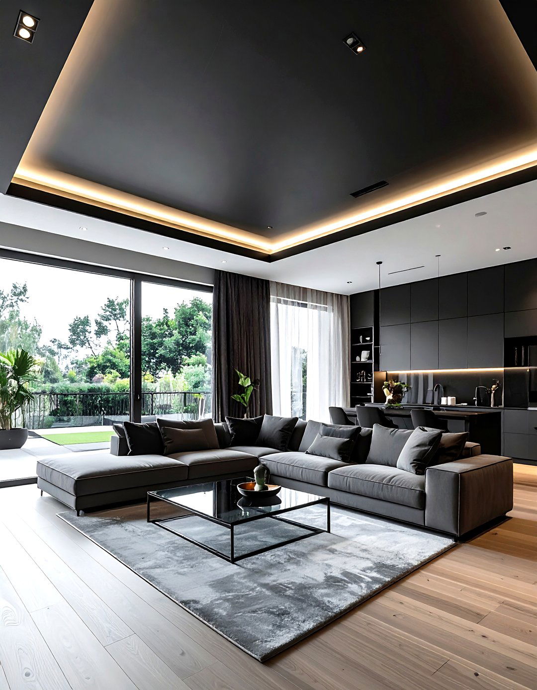 30 Best Living Room Ceiling Color Ideas to Brighten Space