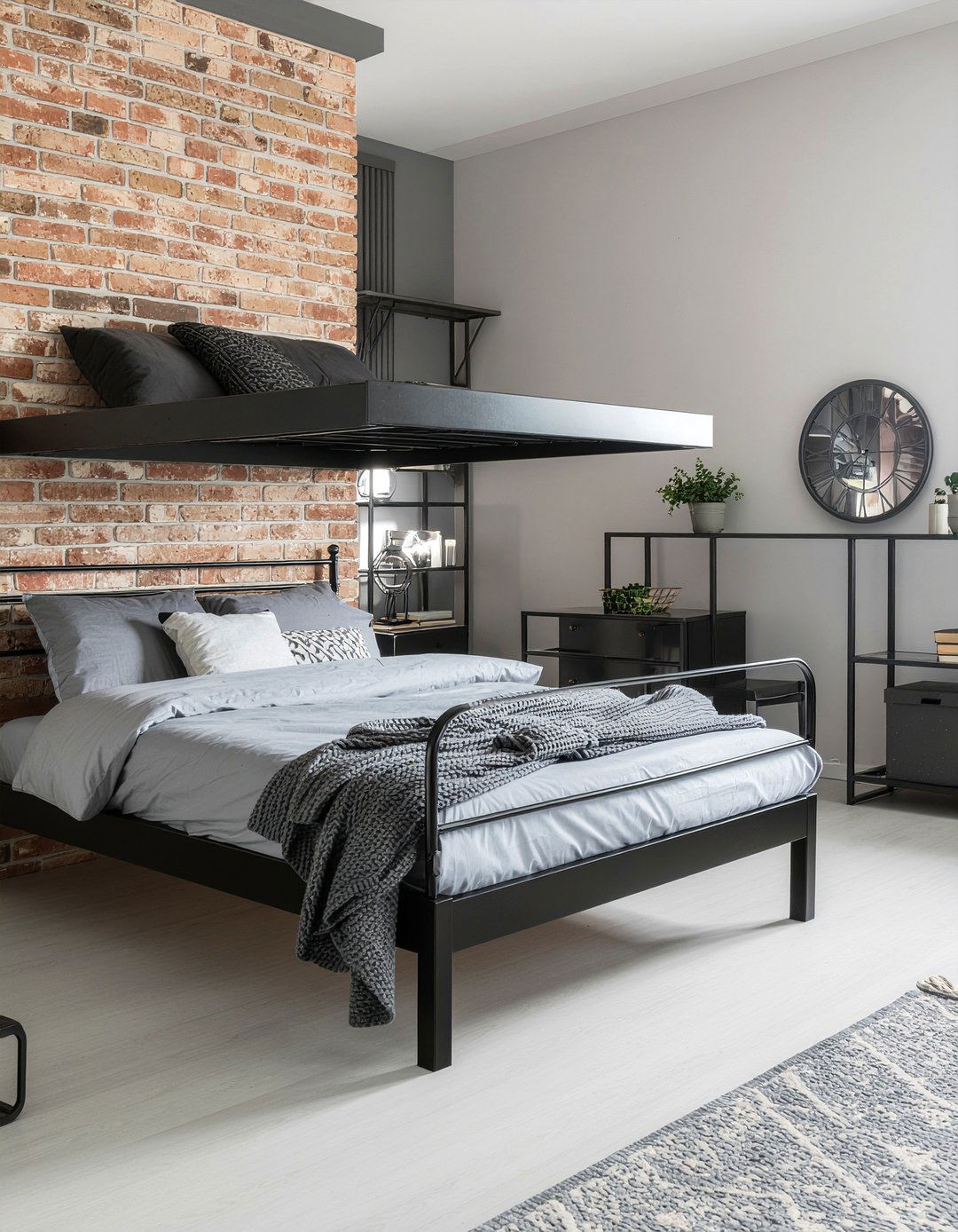 Black Loft Bed - 30 bedroom loft bed ideas