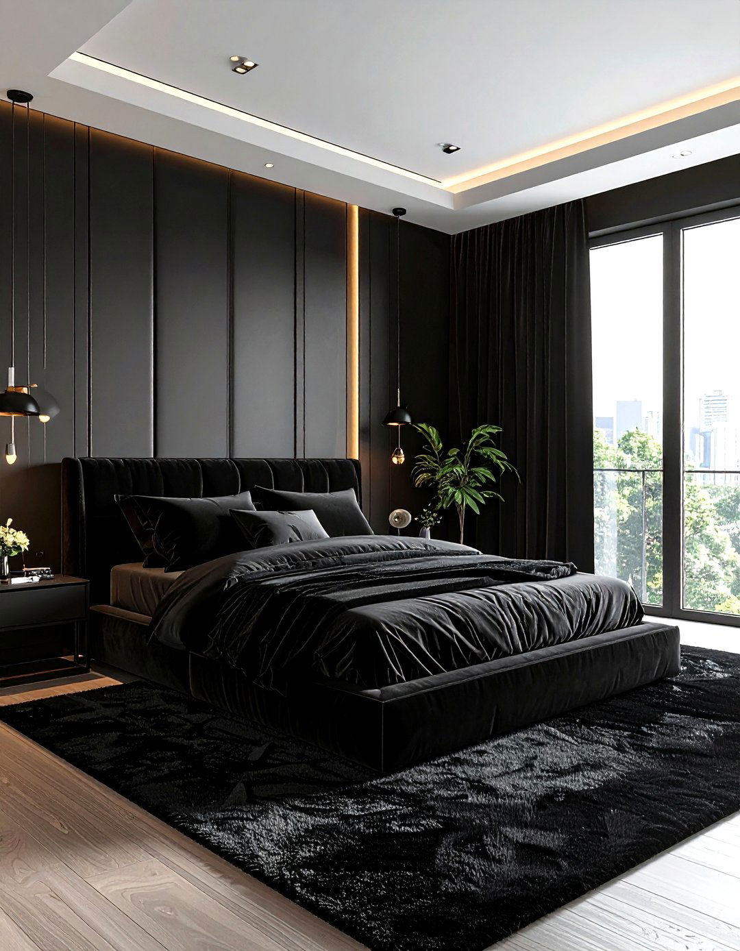 30 Minimalist Black Bedroom Ideas for Modern Comfort