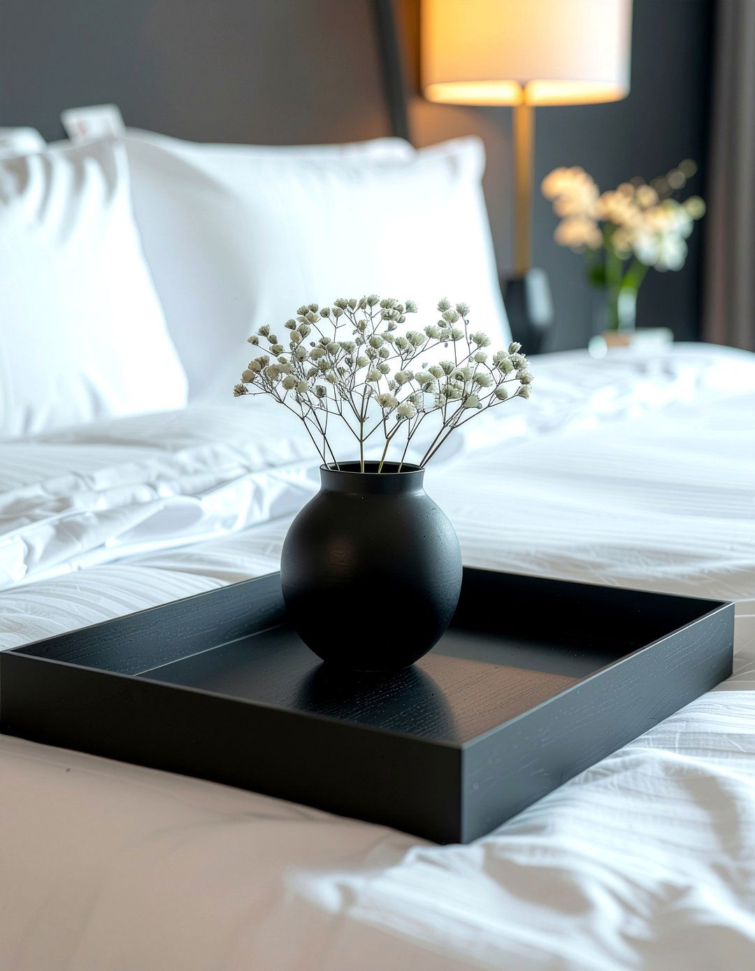 Black Matte Tray - 30 bedroom catch all trays