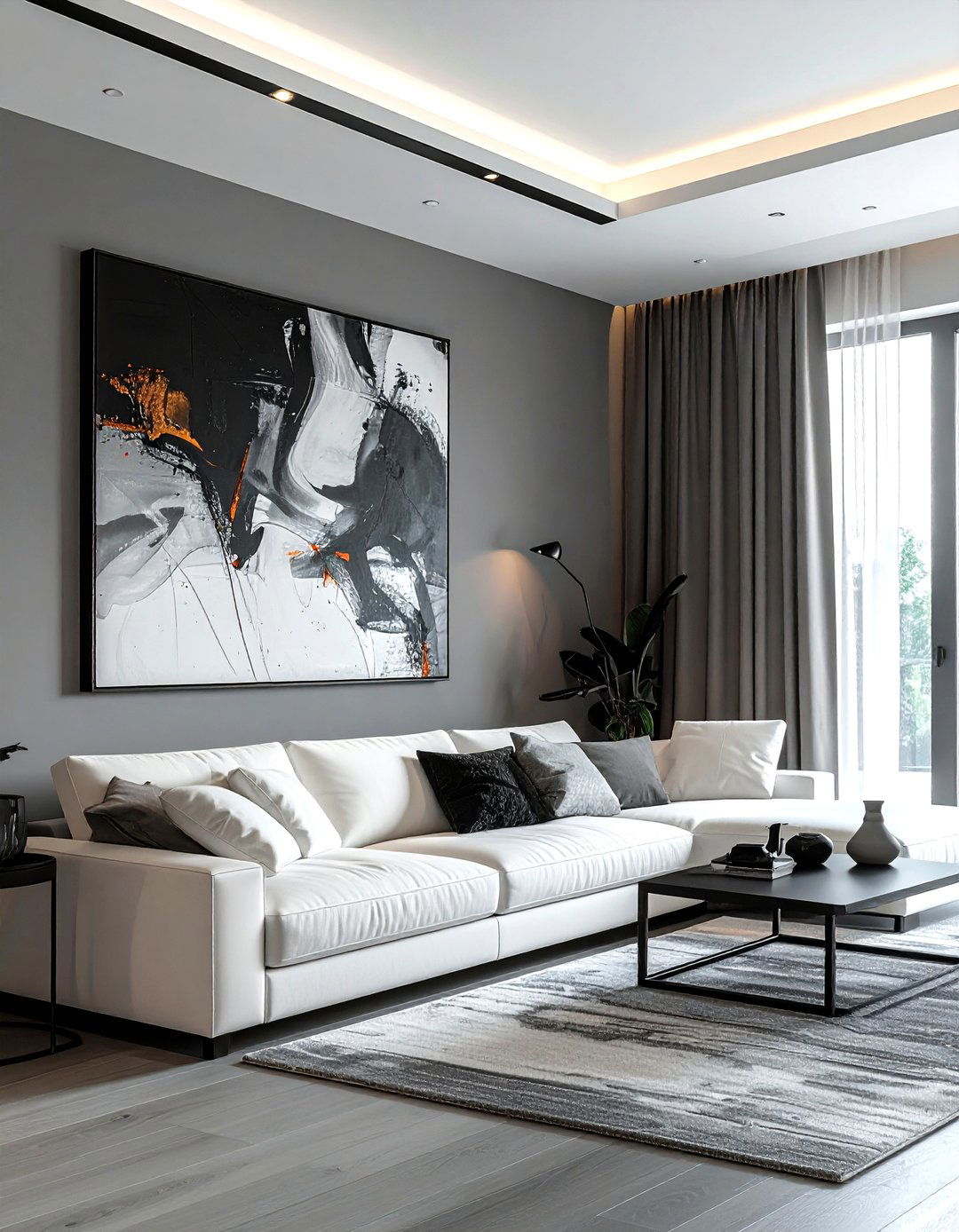 Black Matte Wall Light - 30 living room wall lights