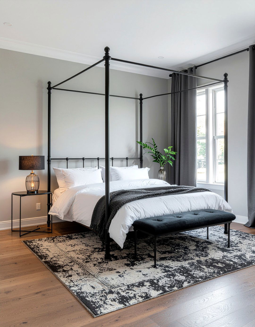 Black Metal Canopy Bedroom Set - 30 bedroom sets