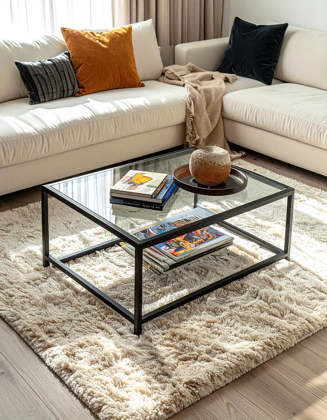 Black Metal Coffee Table - 30 black metal decor ideas