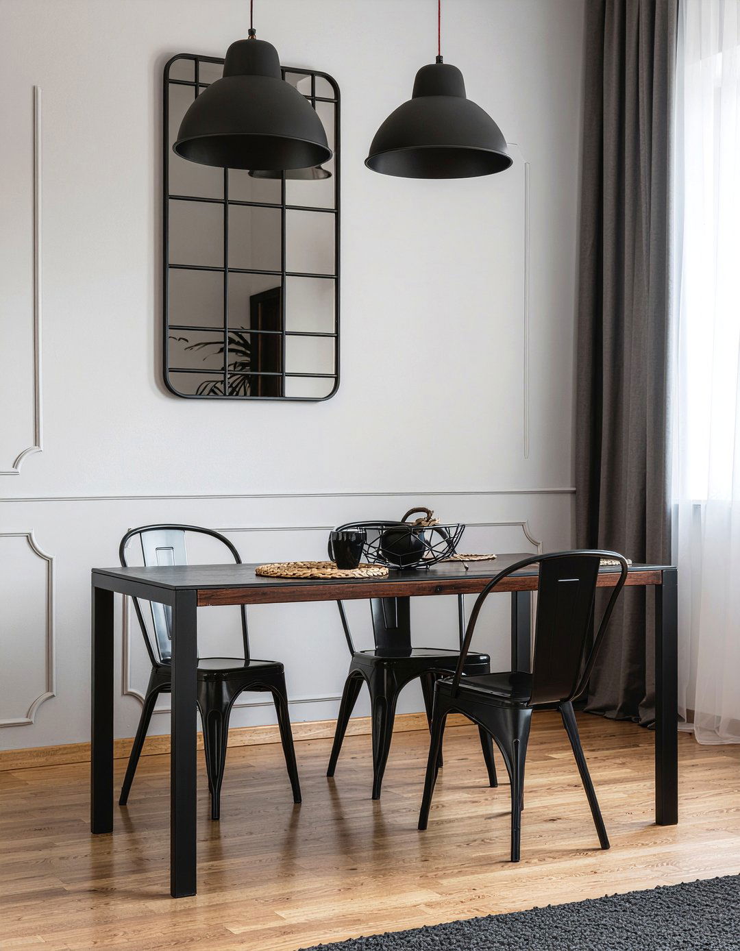 Black Metal Dining Room Mirror - 30 dining room mirror ideas