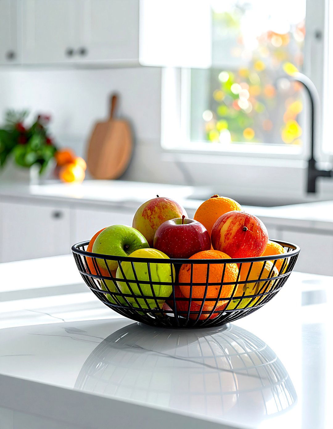 Black Metal Fruit Bowl - 30 black metal decor ideas