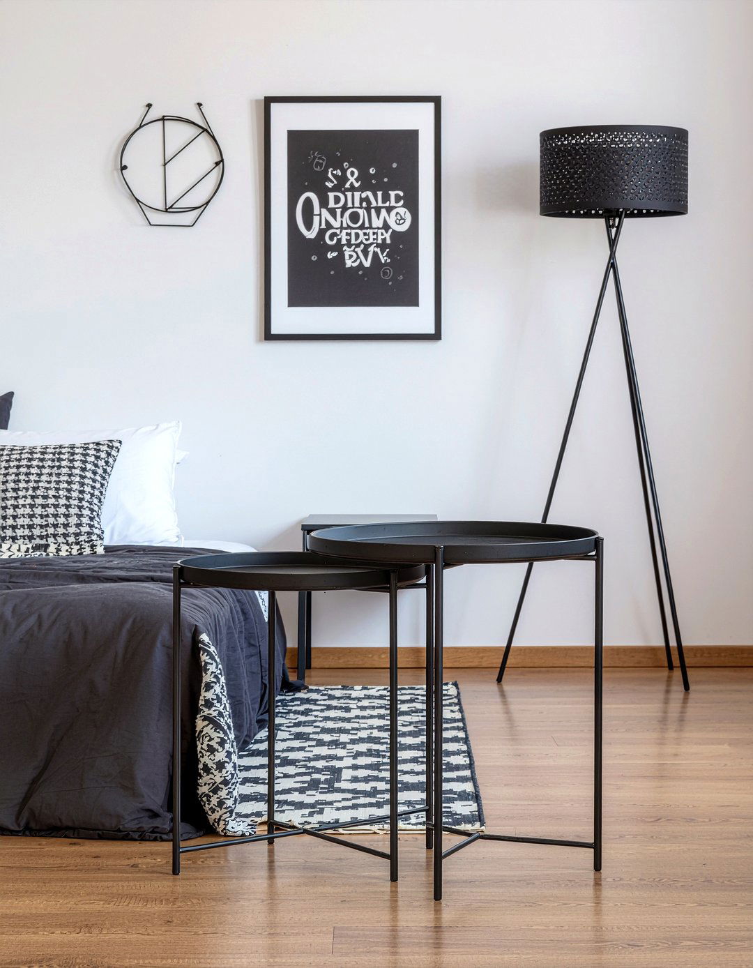 Black Nesting Tables - 30 bedroom nesting tables