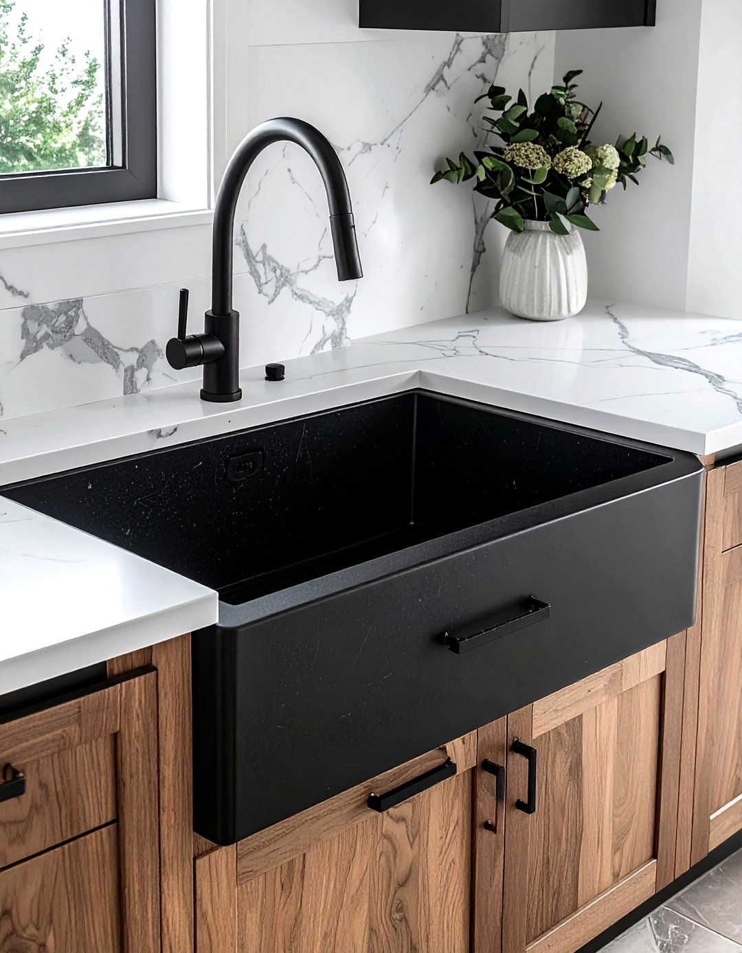Black Prep Sink - 30 prep sink kitchen ideas