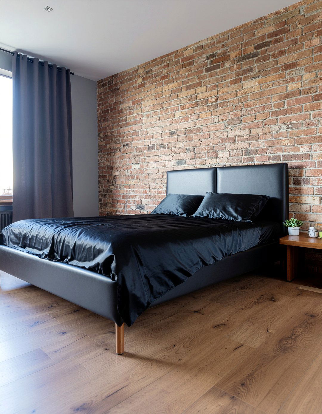 Black Satin Sheets - 30 satin bedroom ideas