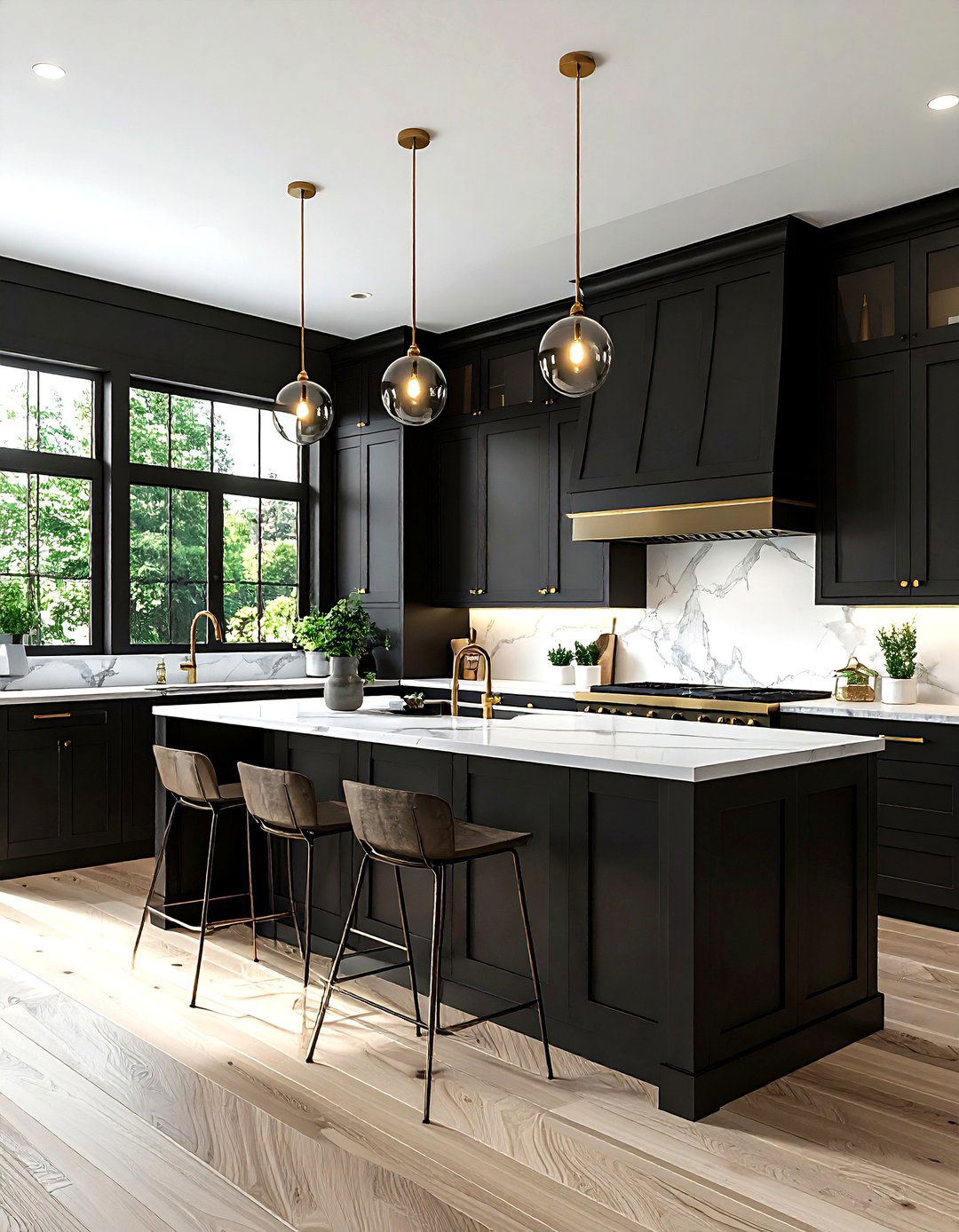 Black Shaker Cabinets - 30 shaker kitchen cabinet ideas