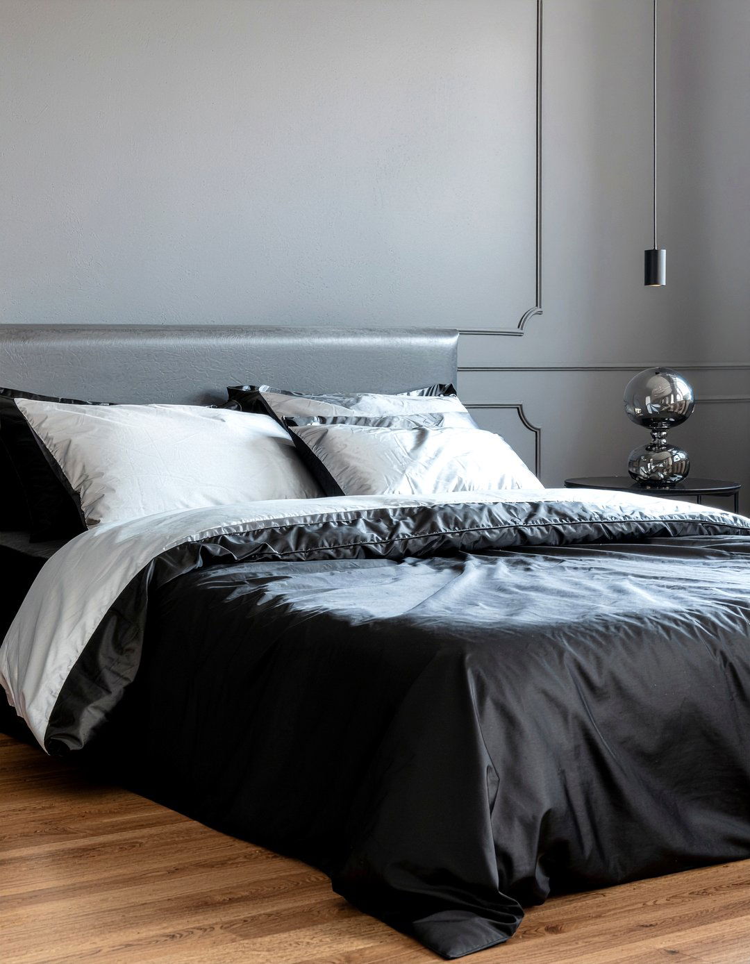 Black Silk Bed Sheets - 30 bedroom silk bedding ideas