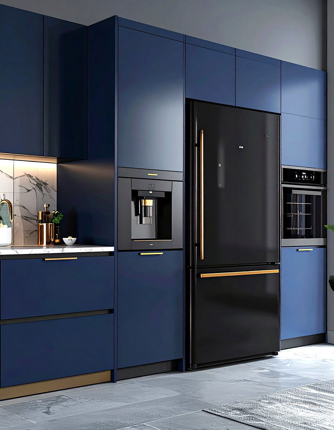 Black Stainless Steel Refrigerator - 30 kitchen refrigerator ideas