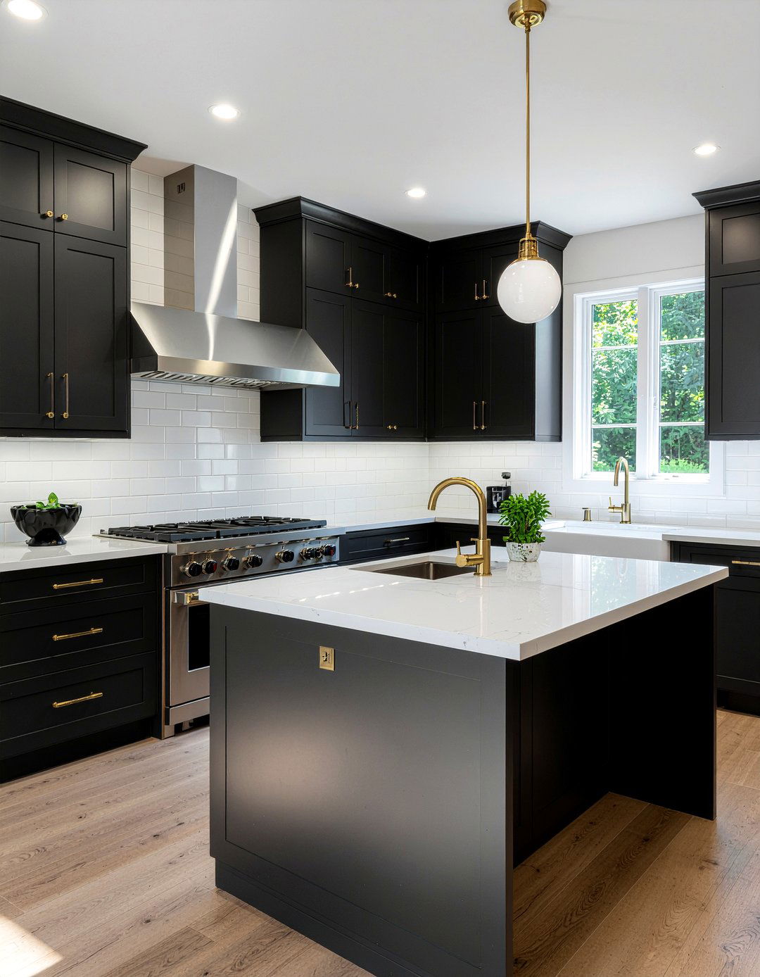 Black Subway Tile - 30 kitchen backsplash ideas