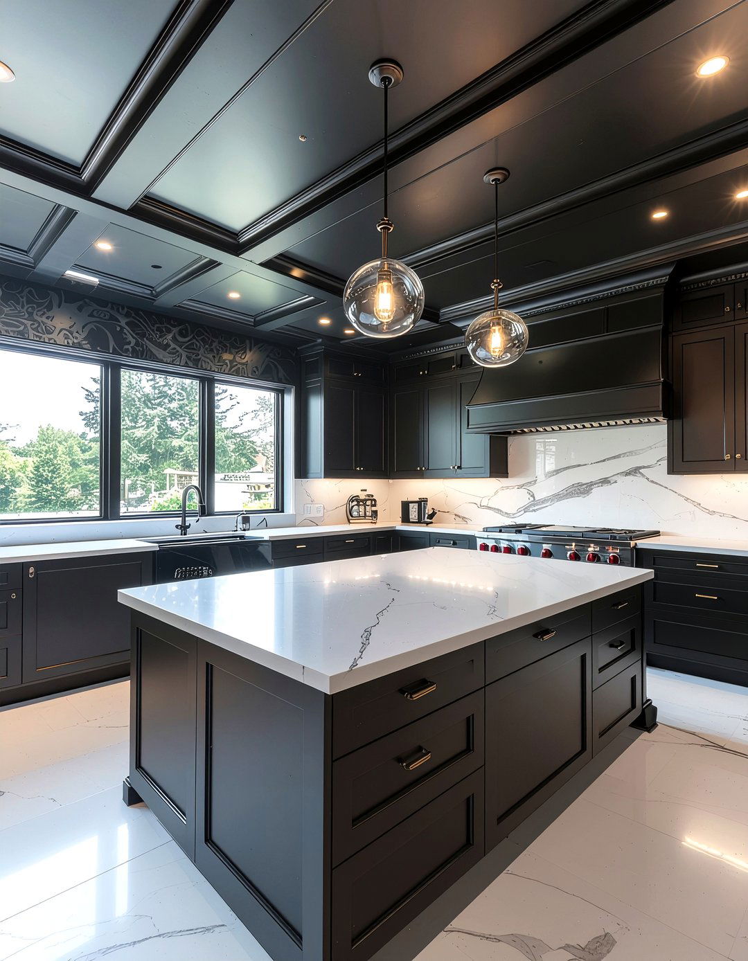 Black Tin Ceiling - 30 kitchen tin ceiling ideas