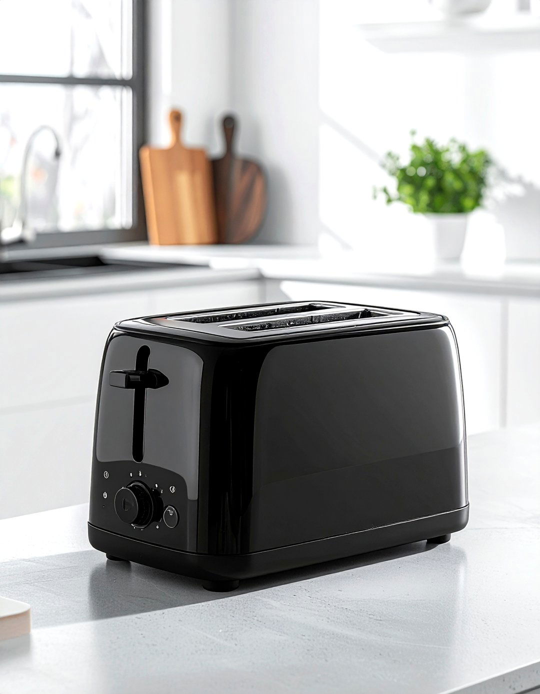 Black Toaster - 30 black kitchen accessories ideas