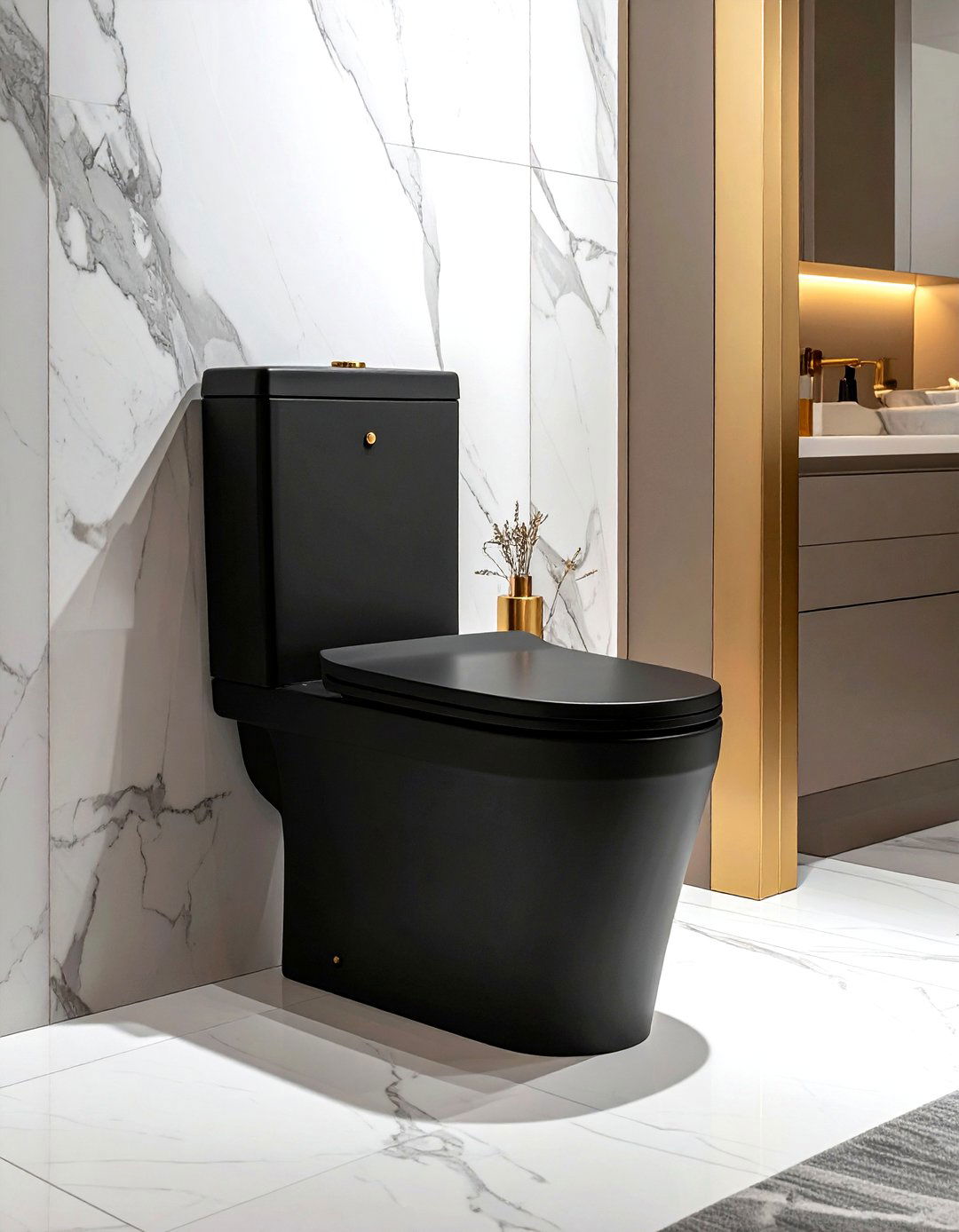 Black Toilet - 30 toilet room ideas
