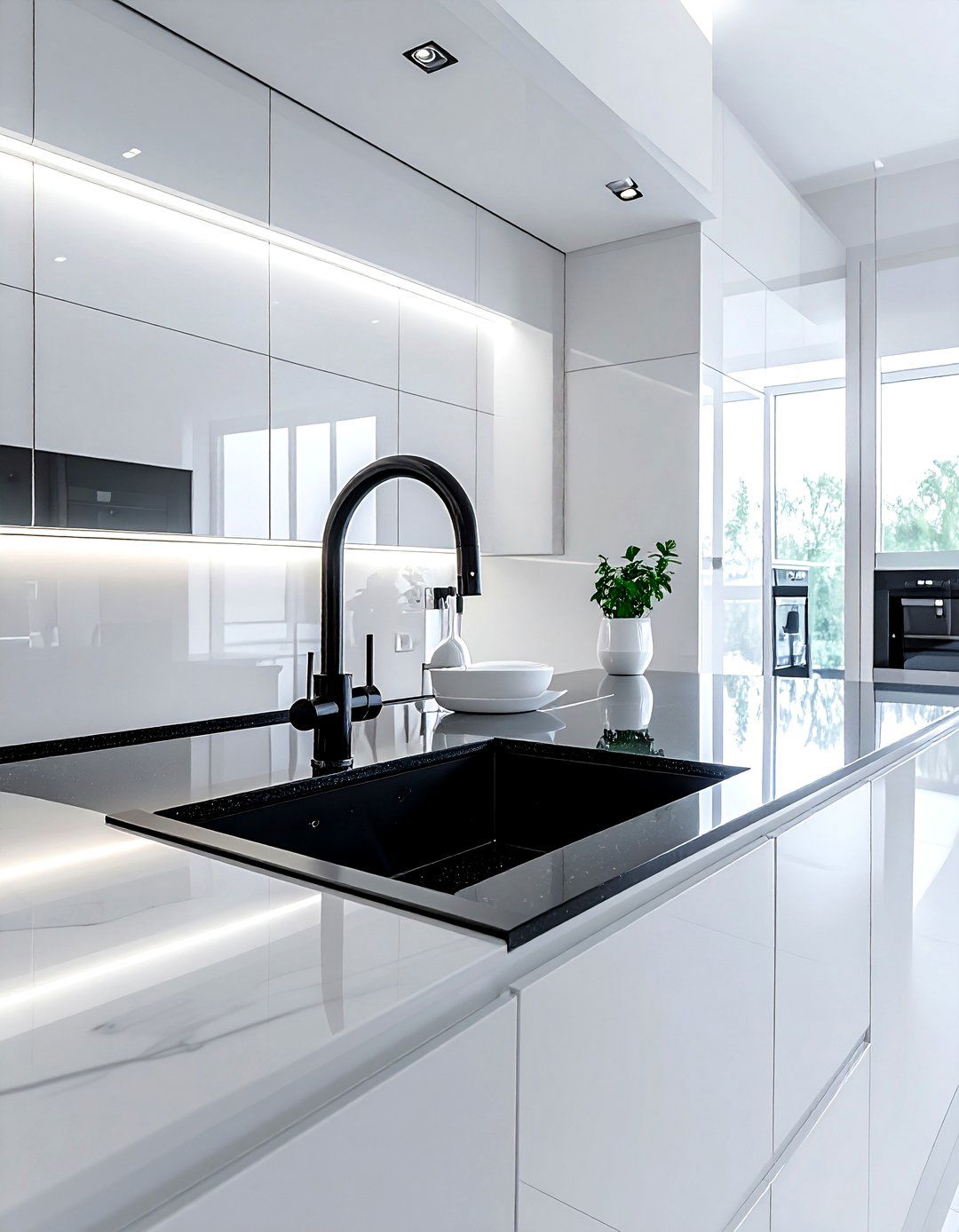 Black Touchless Kitchen Faucet - 30 black kitchen faucet ideas