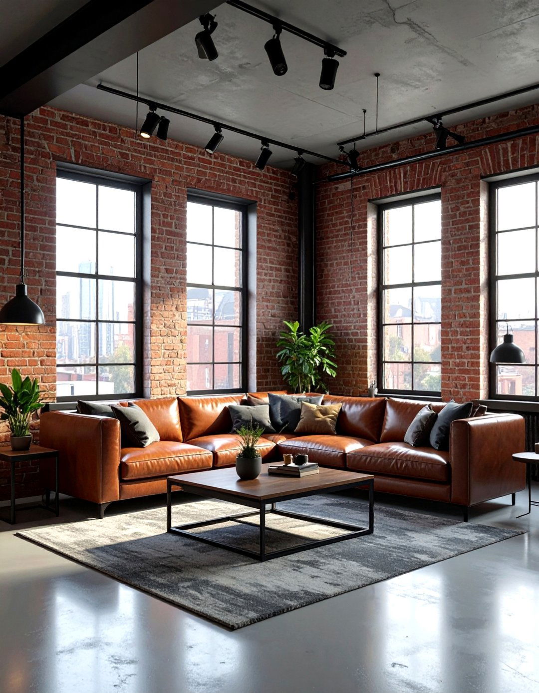 Black Track Lighting - 30 living room lighting design