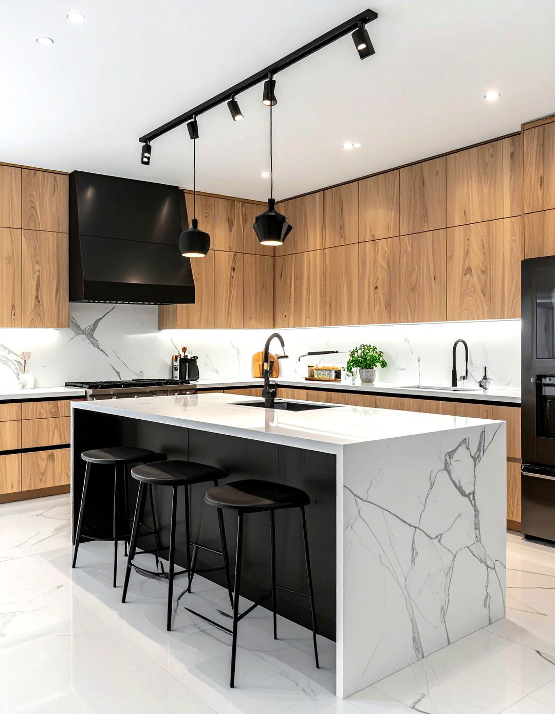 Black Track Lighting Kitchen - 30 track lighting kitchen ideas