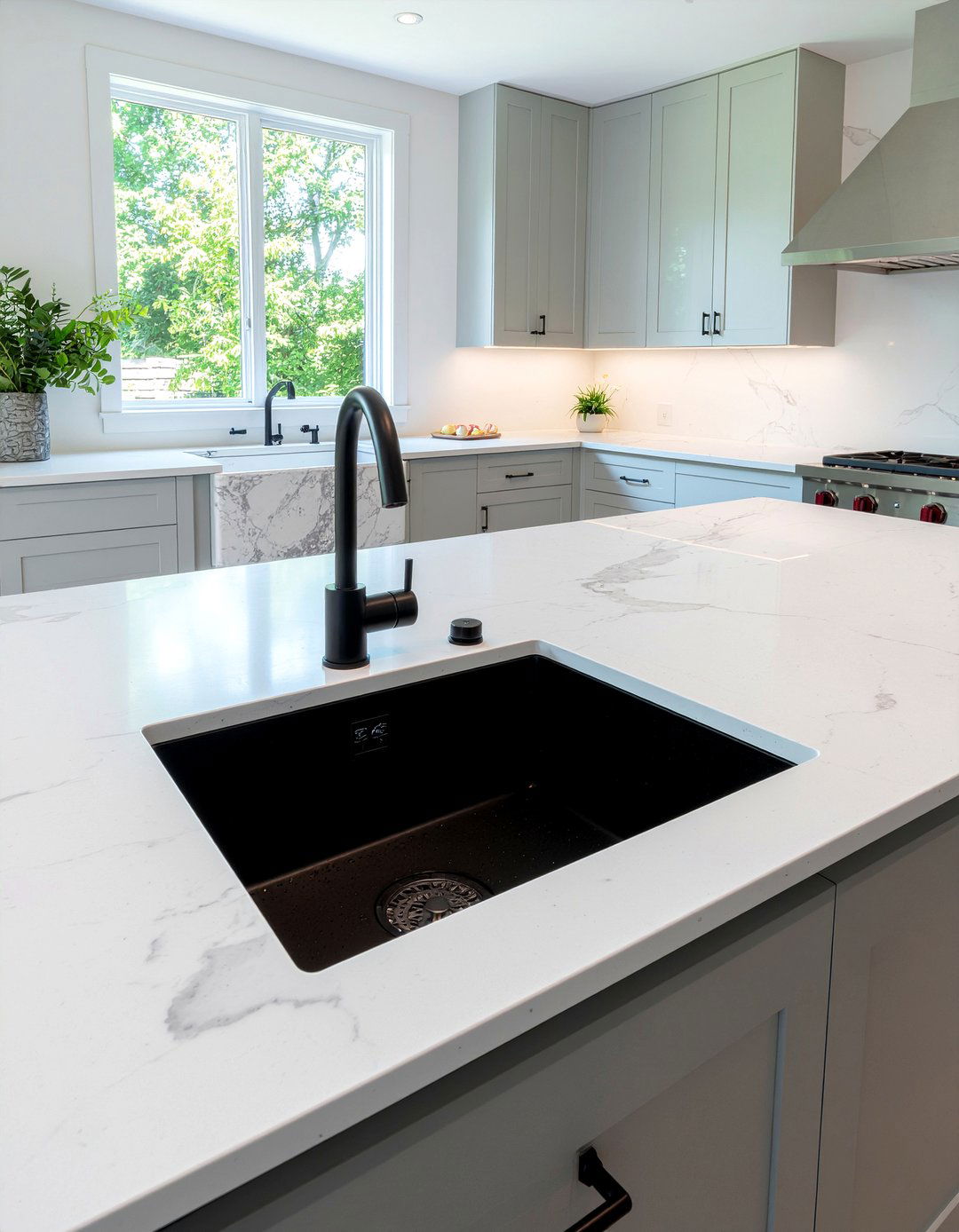 Black Undermount Granite Composite Sink - 30 granite composite sink kitchen ideas