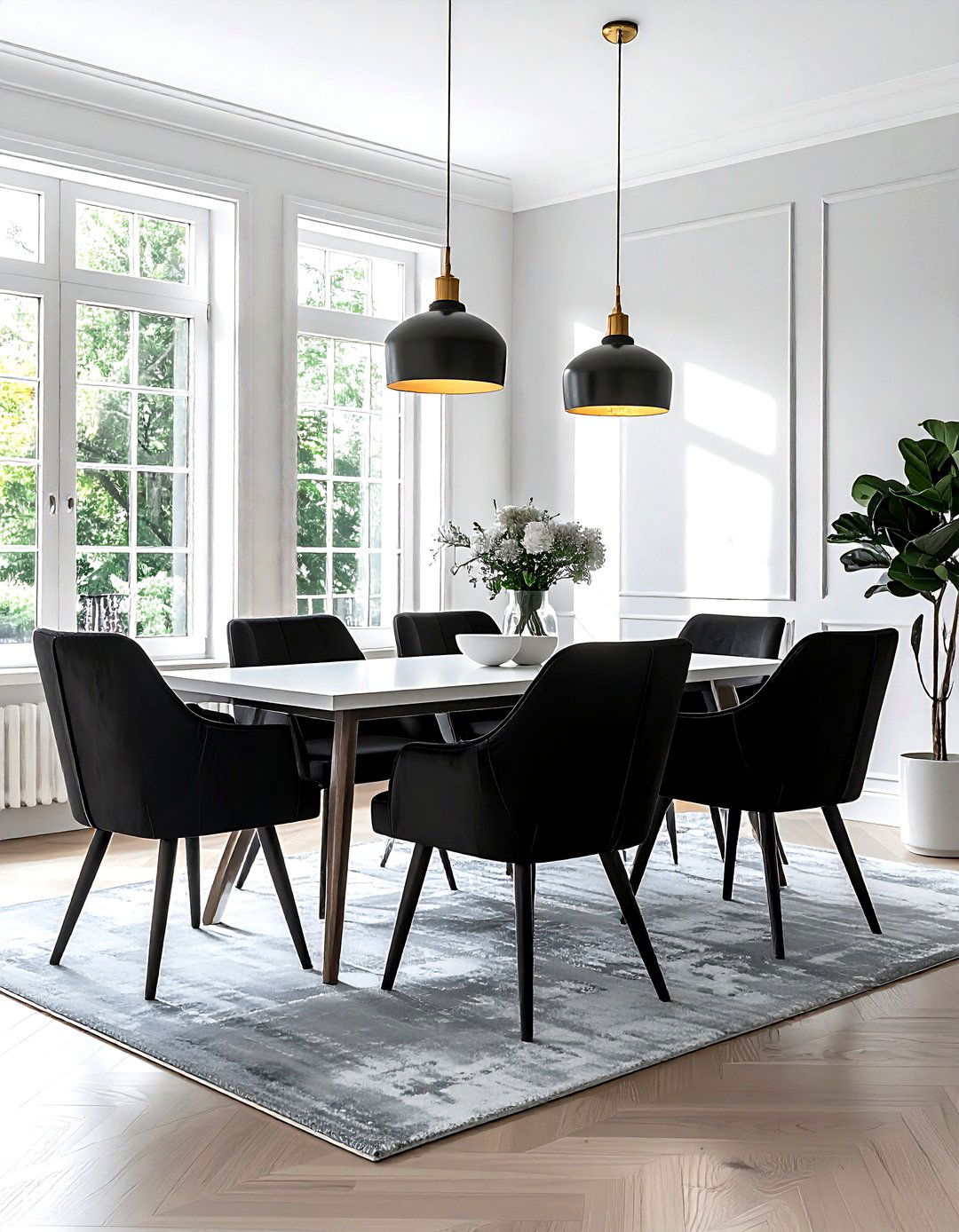 Black Wingback Dining Chairs - 30 wingback dining chair ideas