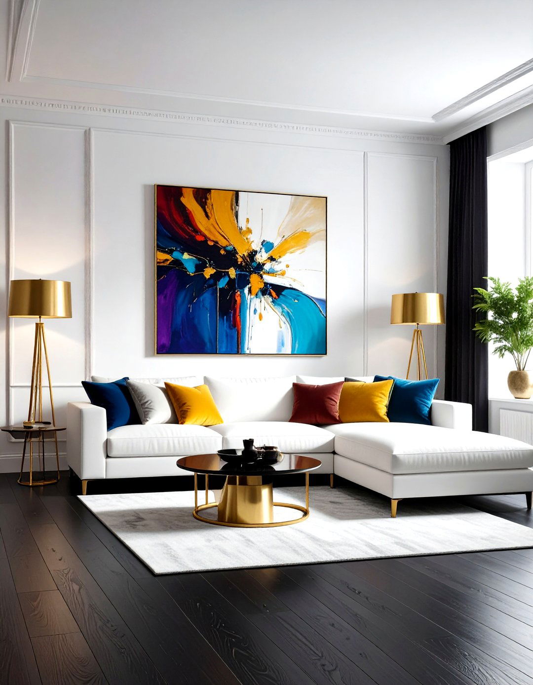 Black Wood Laminate Flooring - 30 living room laminate flooring ideas