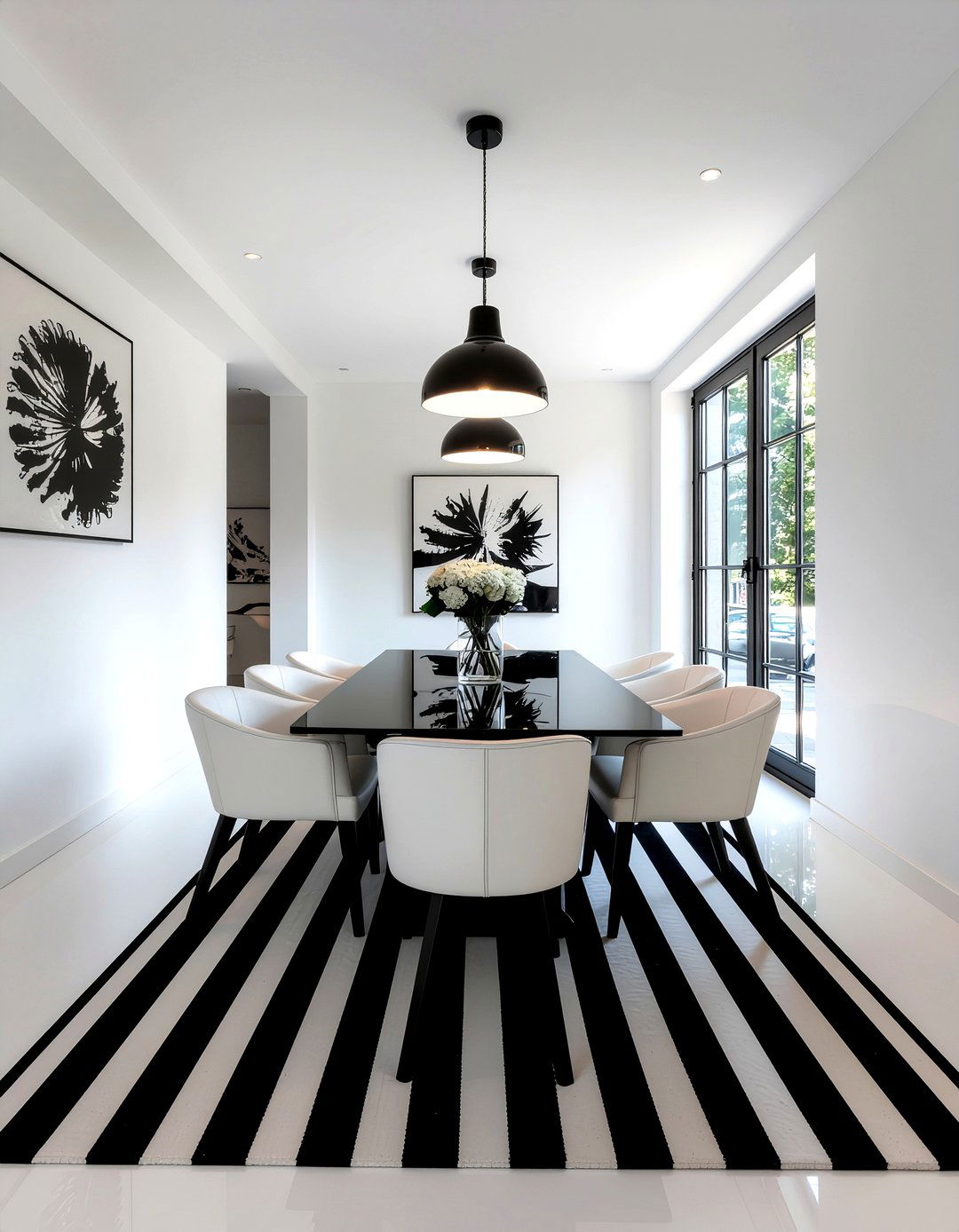 Black and white dining room - 30 contemporary dining room ideas