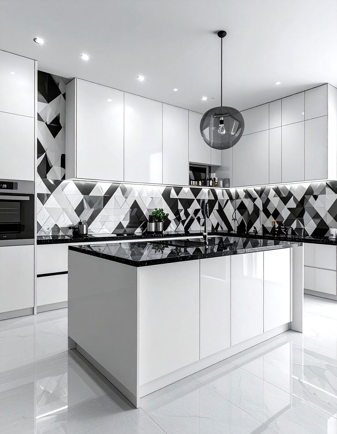 Black and white geometric wallpaper - 30 geometric wallpaper ideas