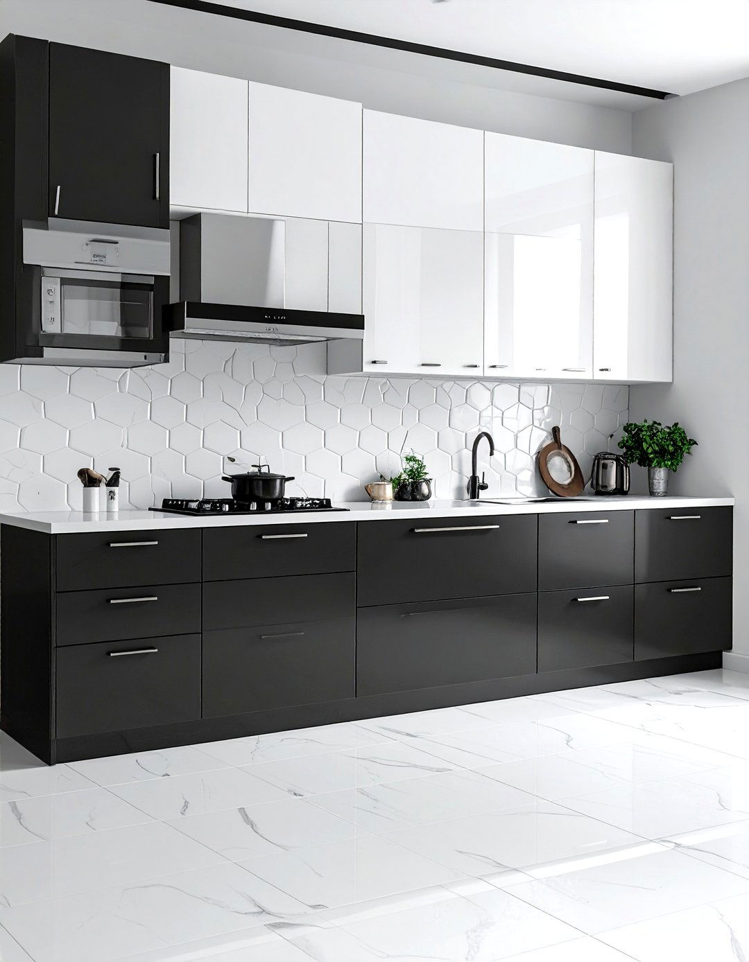 Black and white kitchen cabinets - 30 black kitchen cabinet ideas