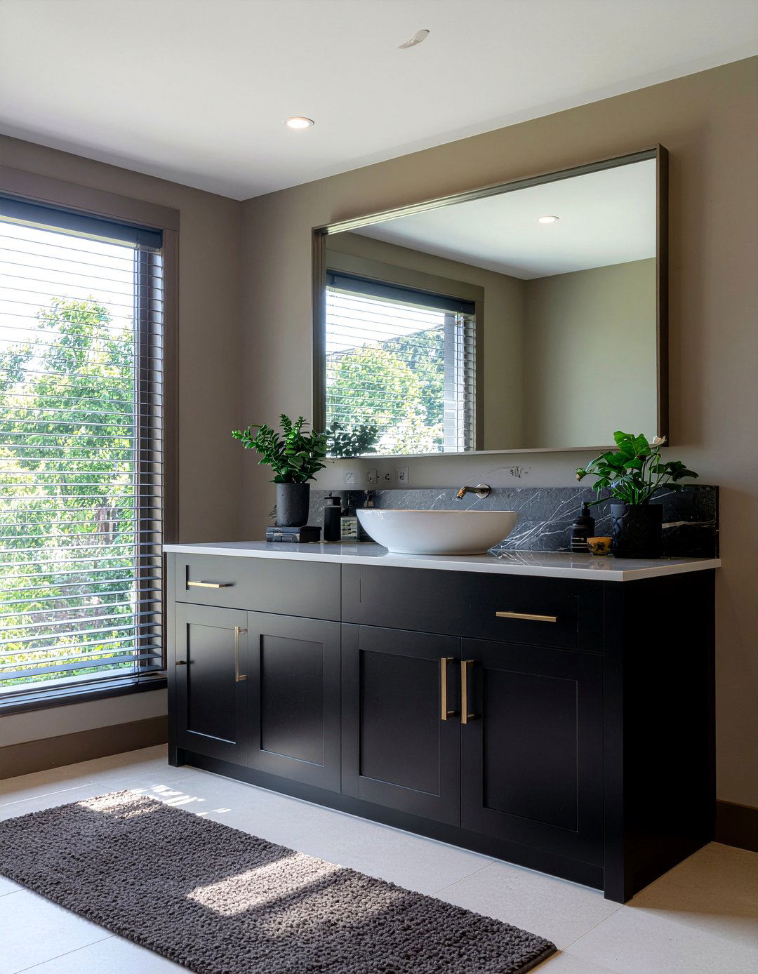 Black bathroom vanity - 30 modern bathroom vanity ideas