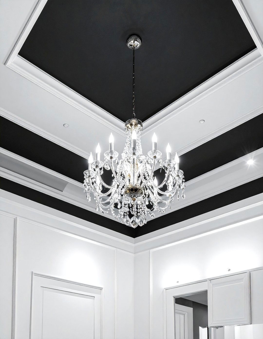 Black ceiling bathroom paint - 30 black bathroom decor ideas