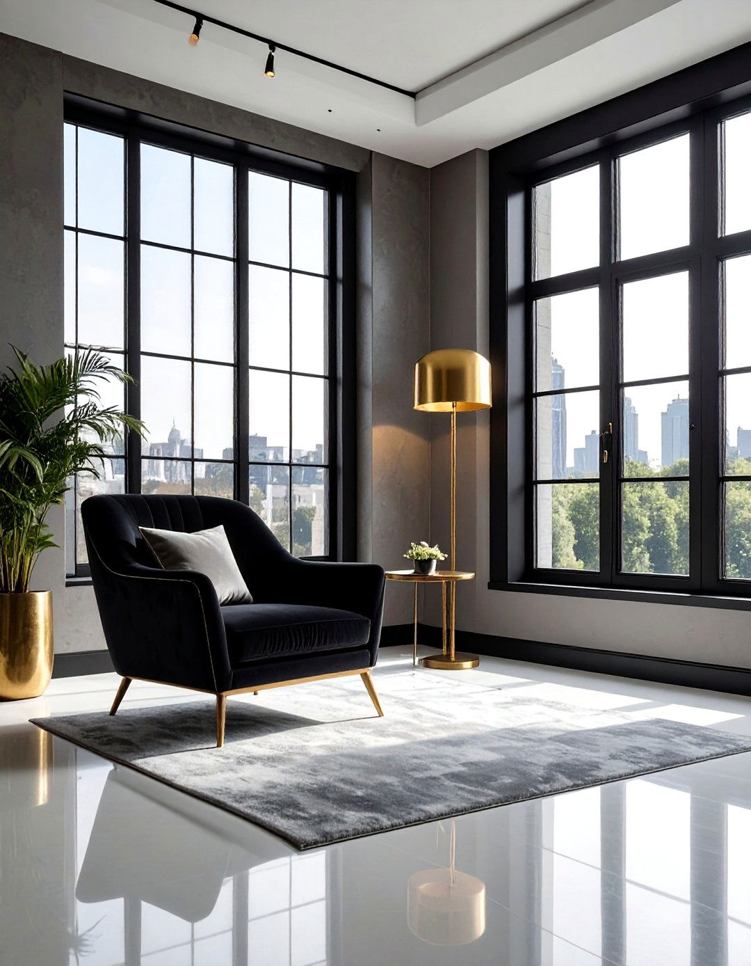 Black crittall window - 30 living room window design ideas