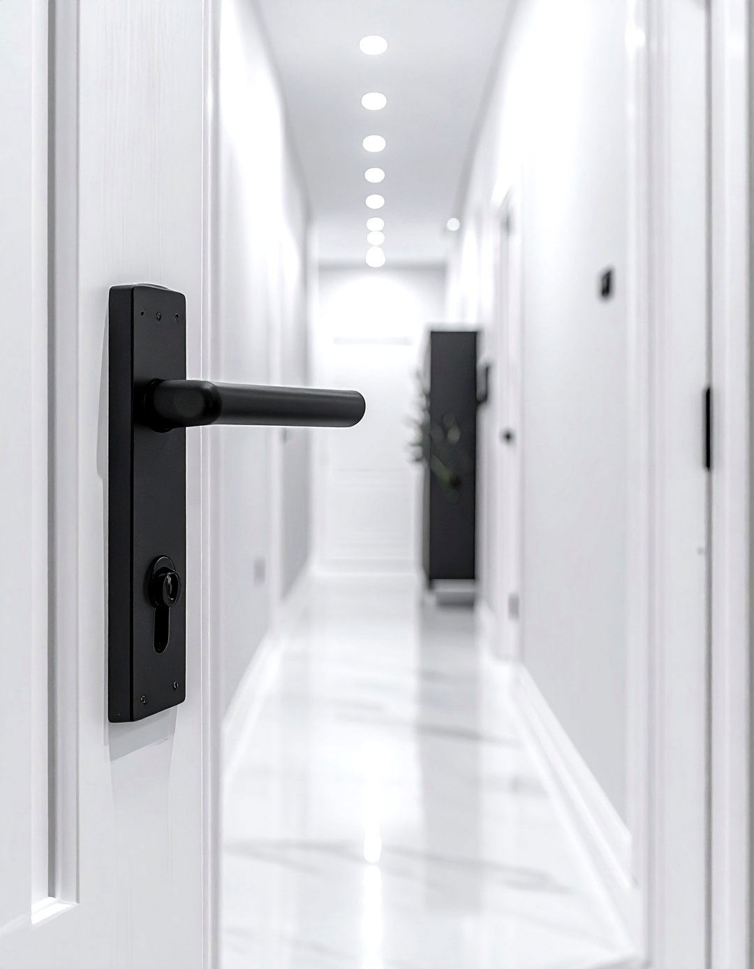 Black door handles - 30 quick decor update ideas