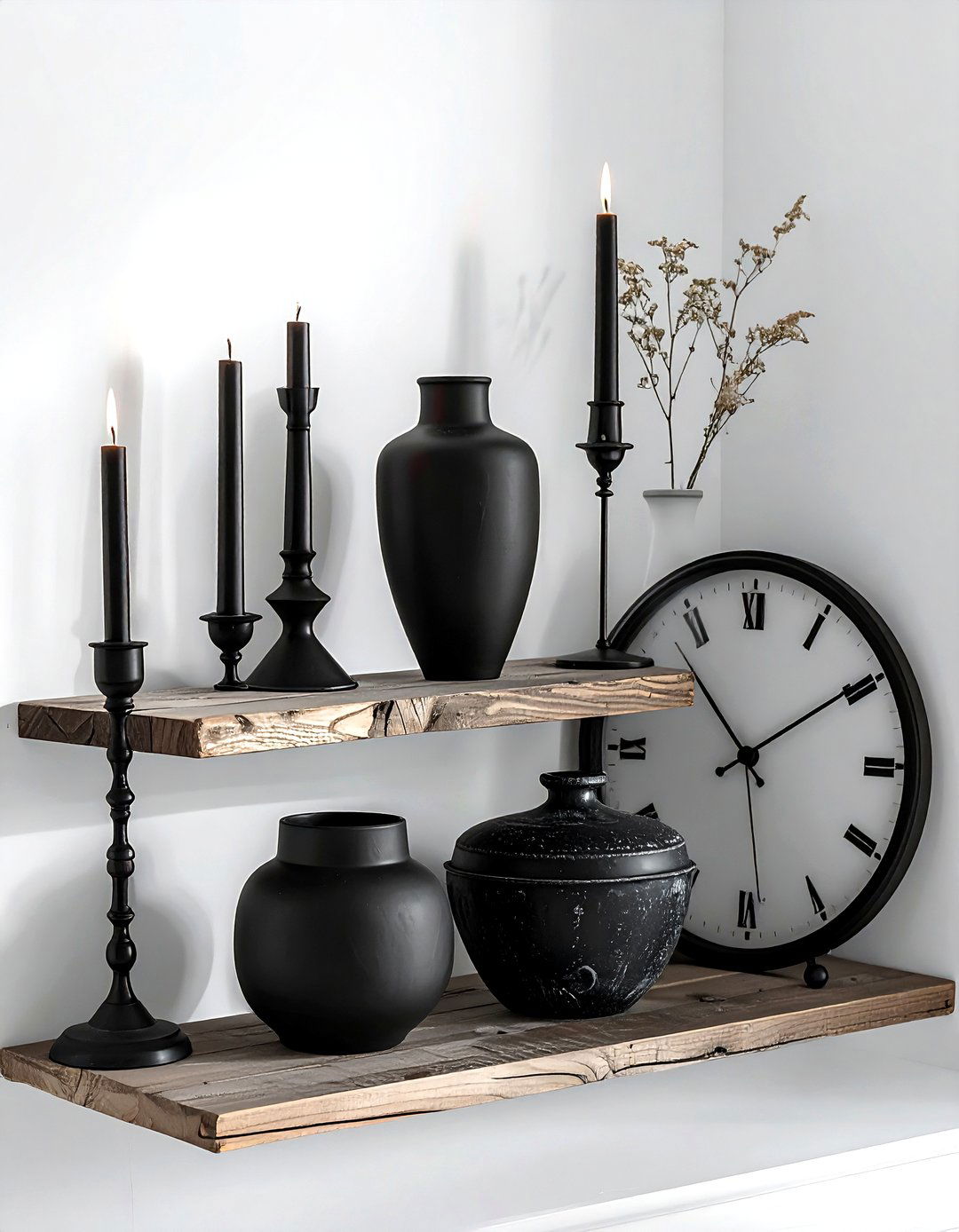 Black farmhouse decor - 30 farmhouse black bedroom ideas