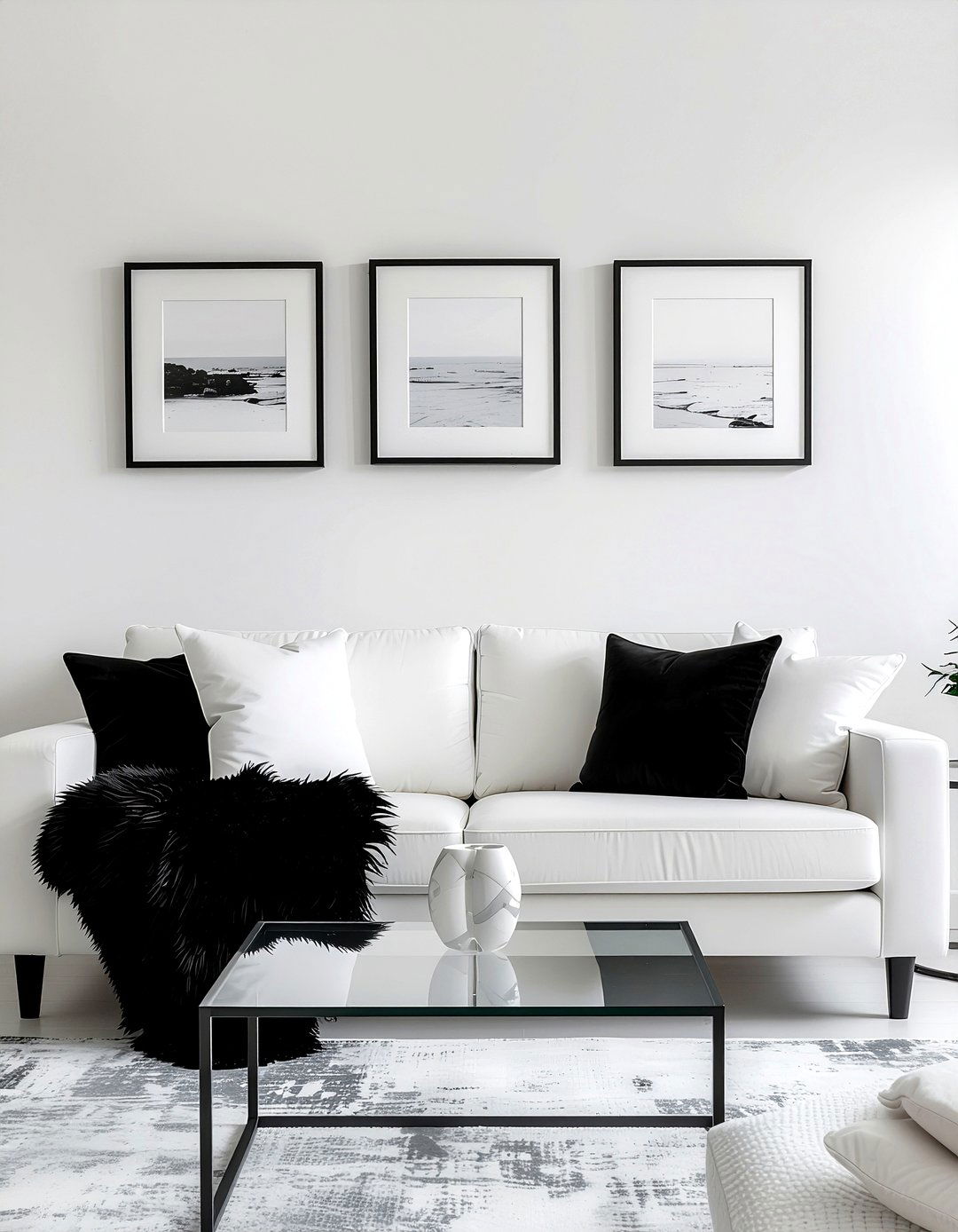 Black faux fur throw - 30 faux fur throw ideas