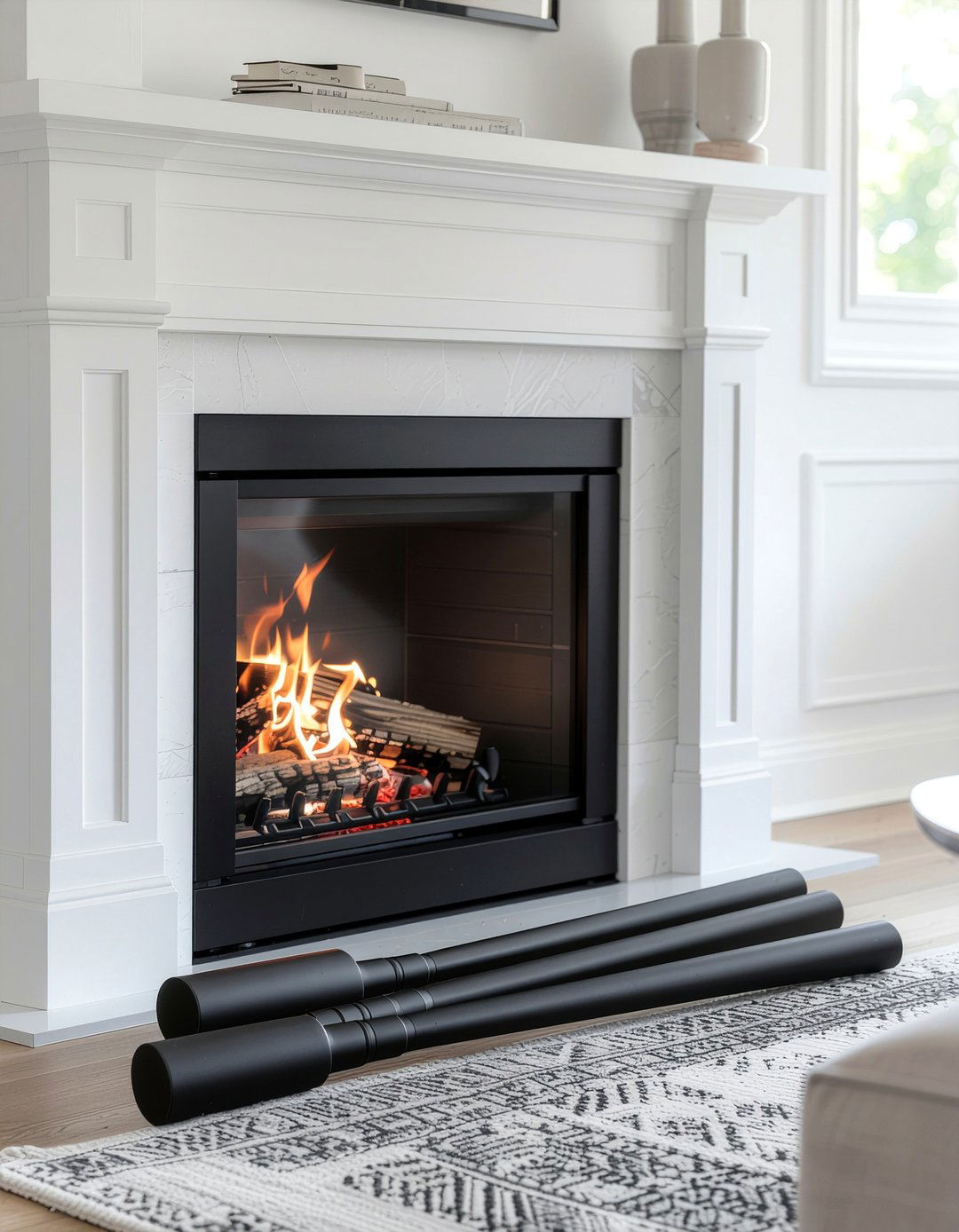 Black fireplace tool set - 30 fireplace tool ideas