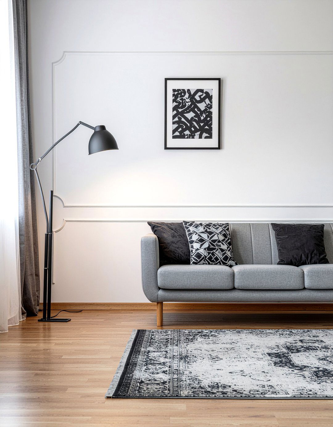 Black floor lamp - 30 living room lamps