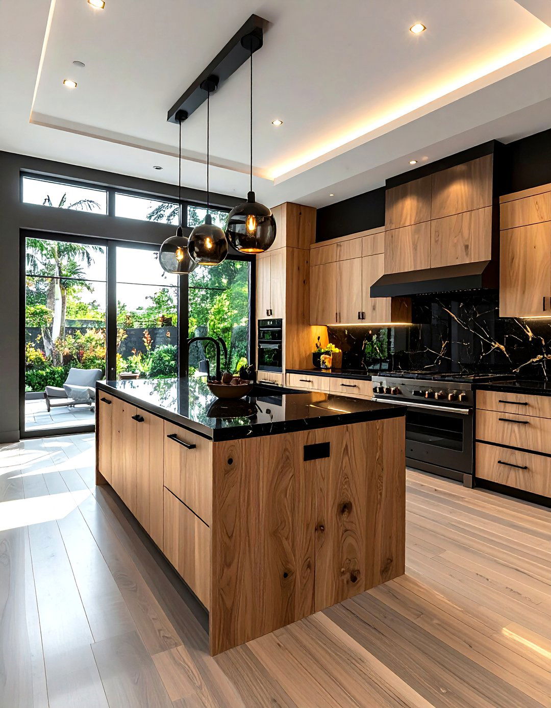 Black granite kitchen - 30 granite kitchen ideas