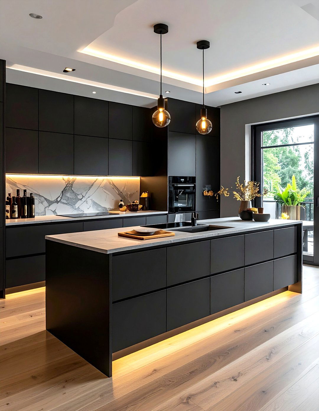 Black kitchen cabinets - 30 new home kitchen ideas