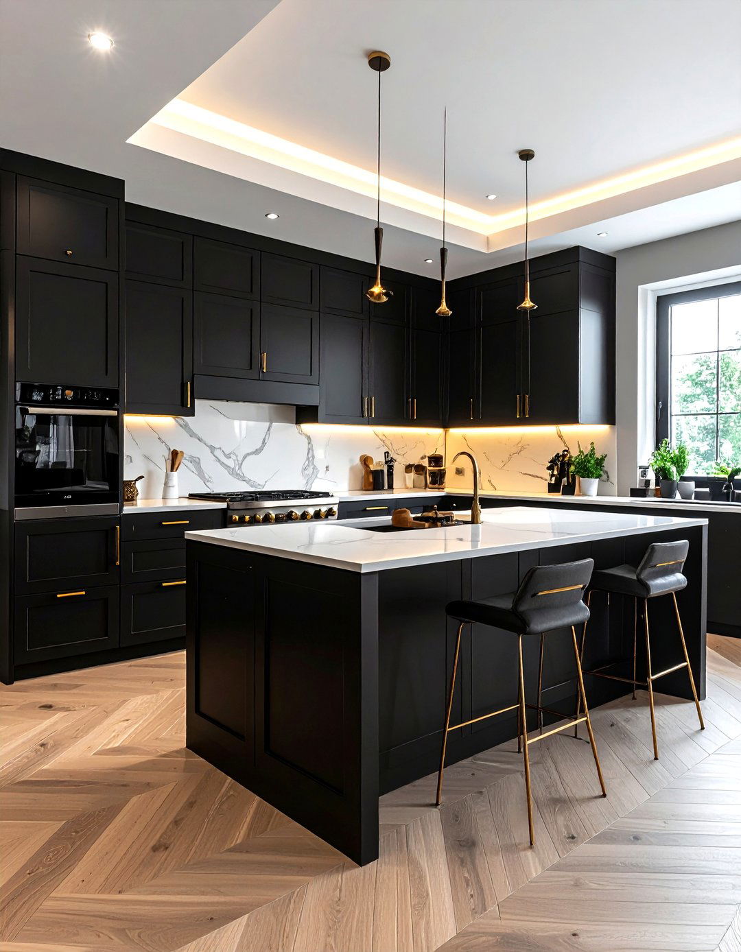 Black kitchen cabinets - 30 sophisticated kitchen ideas
