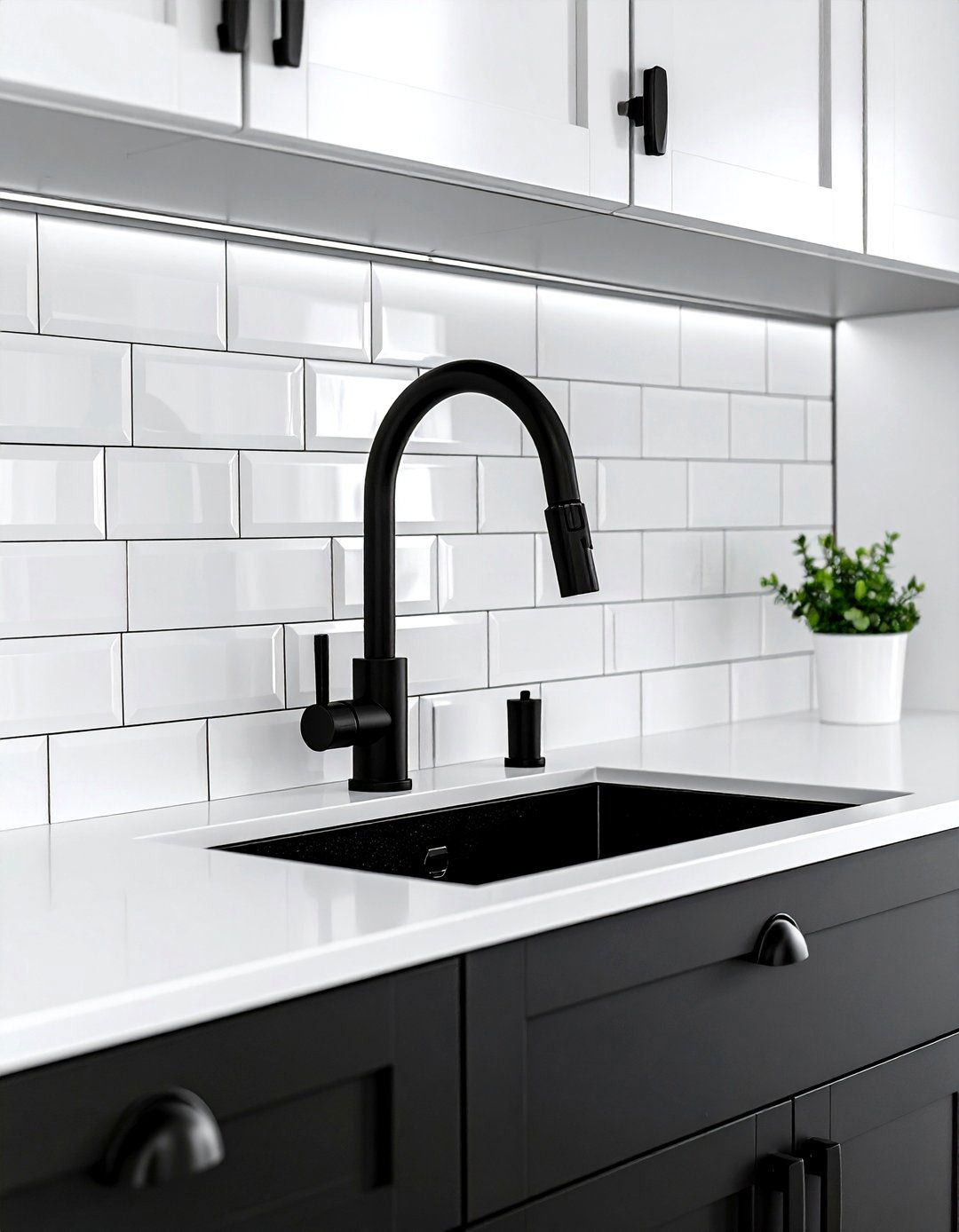 Black kitchen faucet and fixtures - 30 spec home kitchen ideas