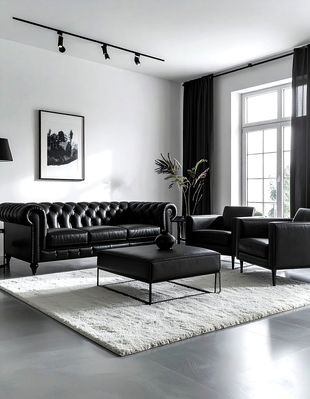 30 Modern Black Living Room Ideas for a Bold and Sleek Style
