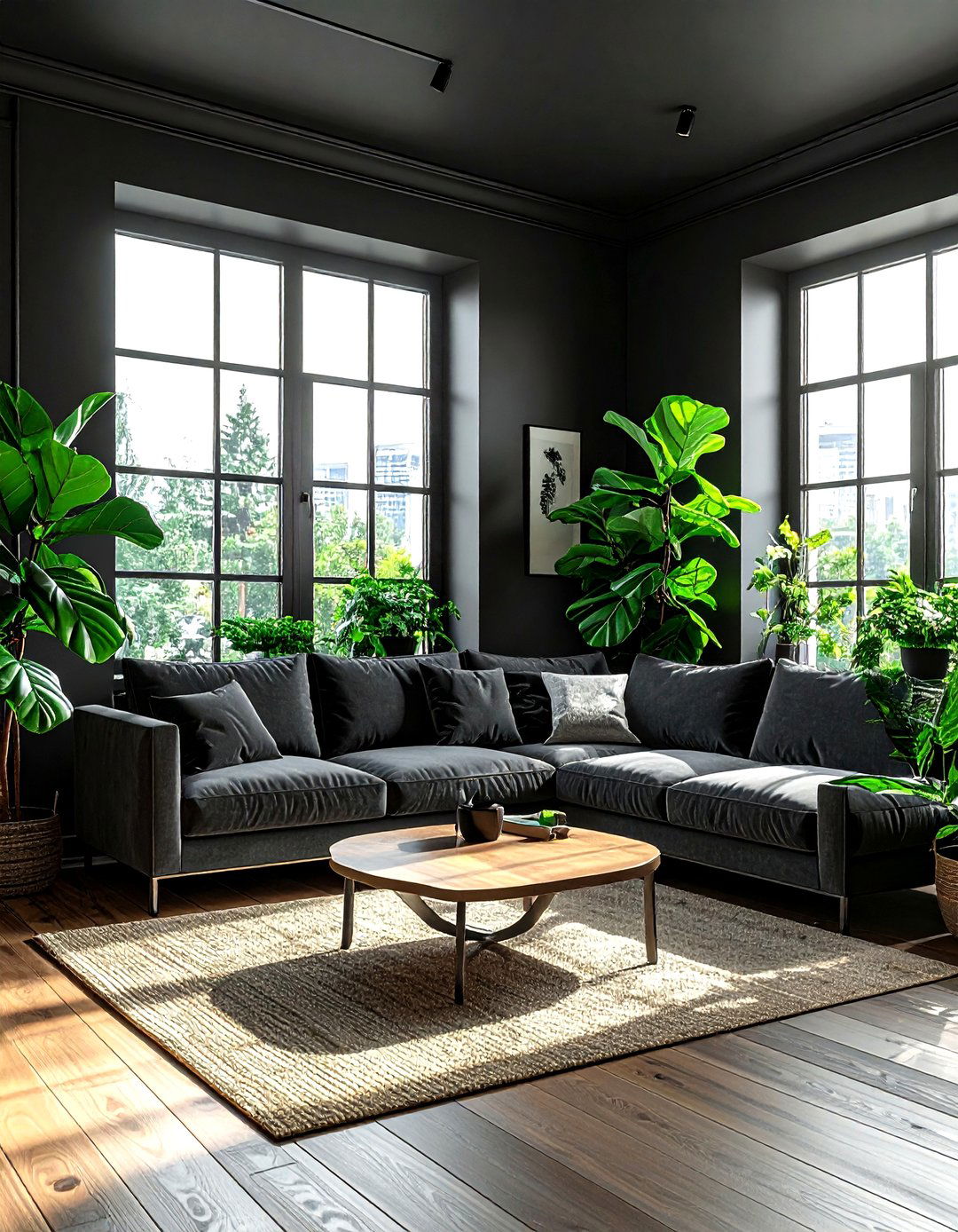 30 Minimalist Black Living Room Ideas for Bold Spaces