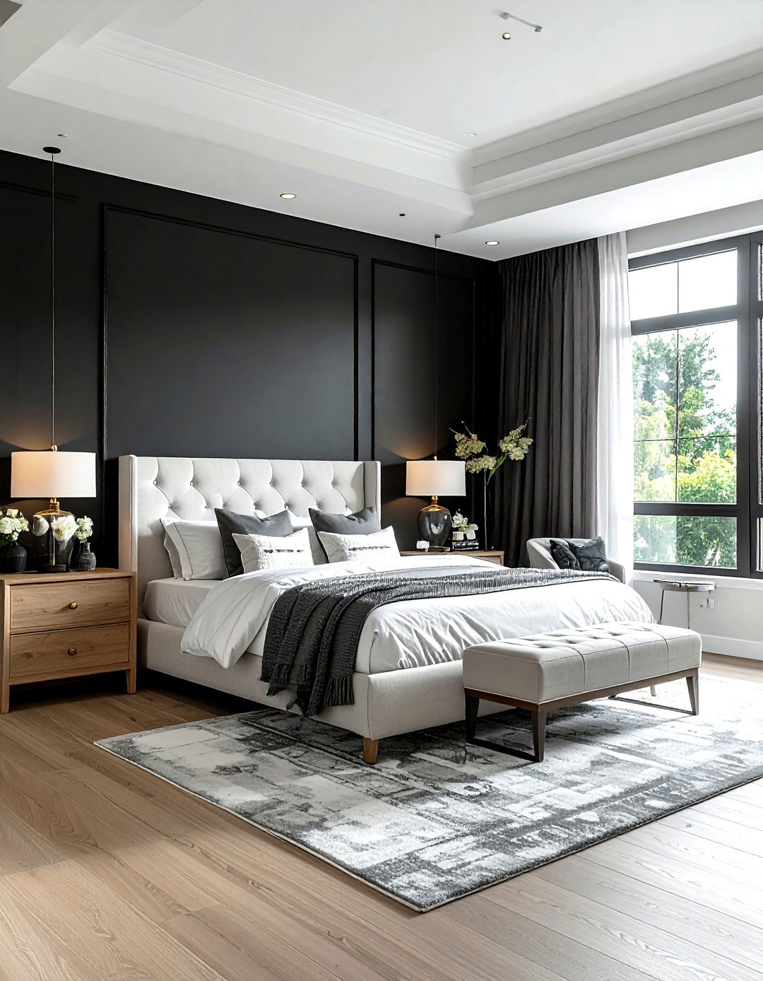Black master bedroom - 30 bold paint color ideas