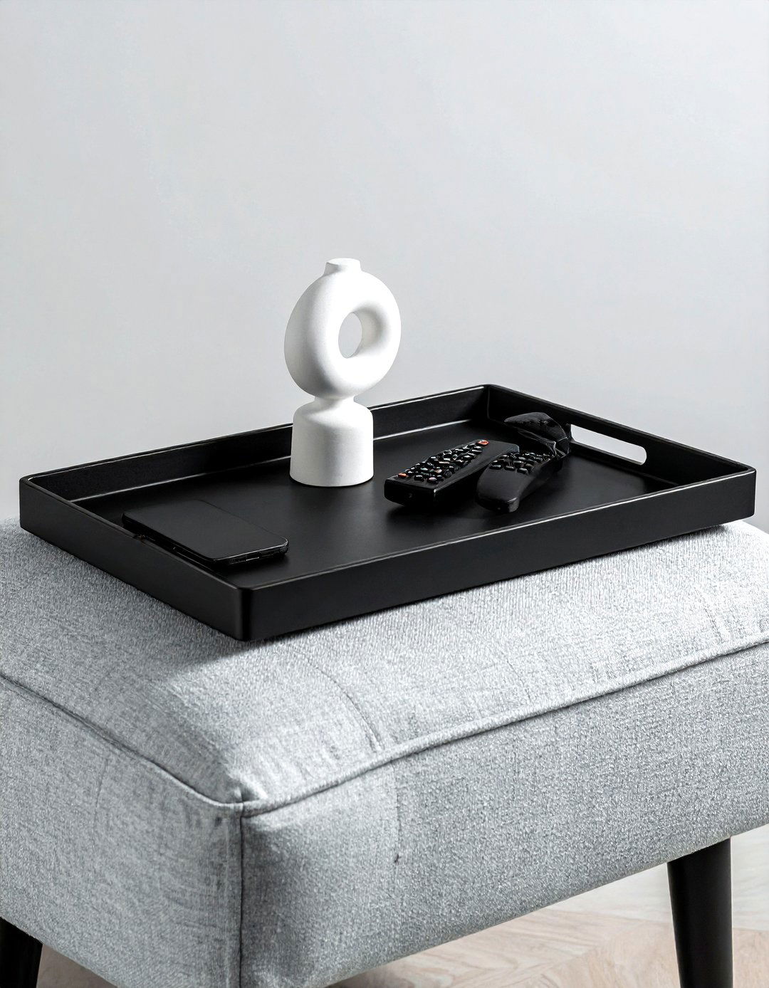 Black matte tray - 30 living room catch all trays